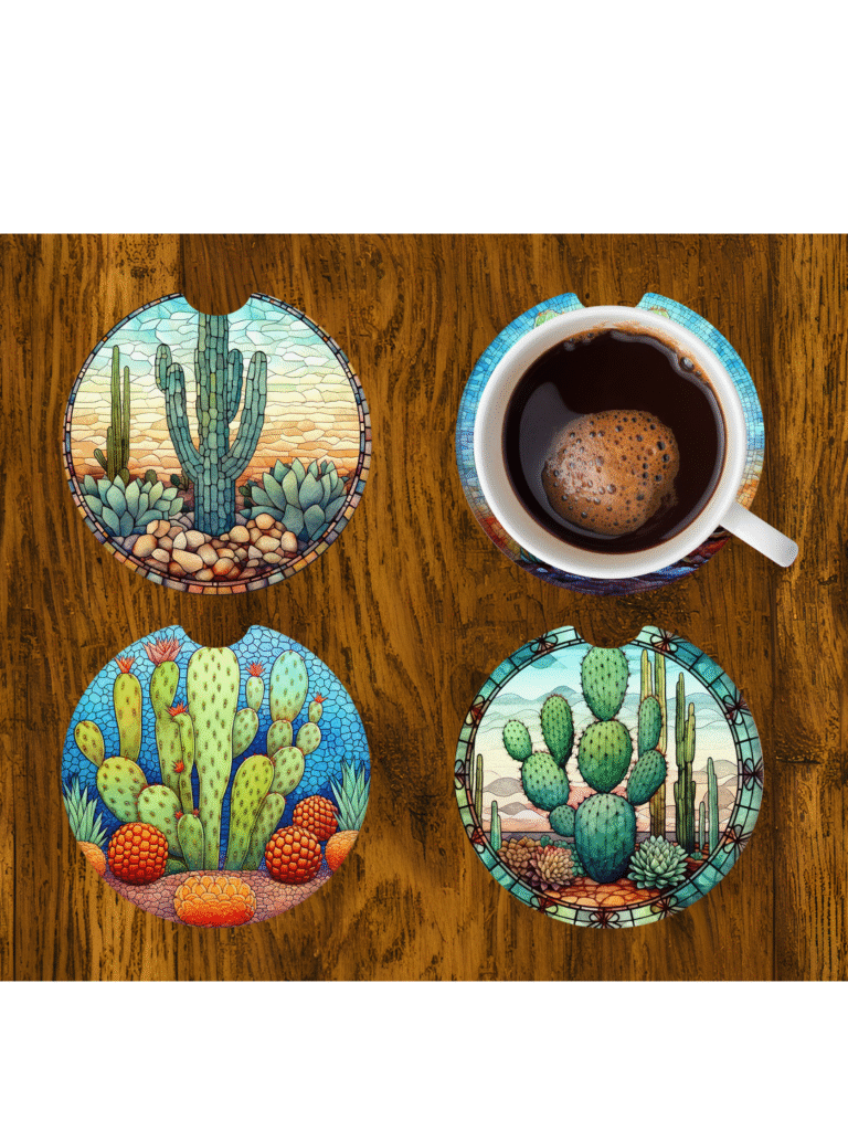 Cactus coasters